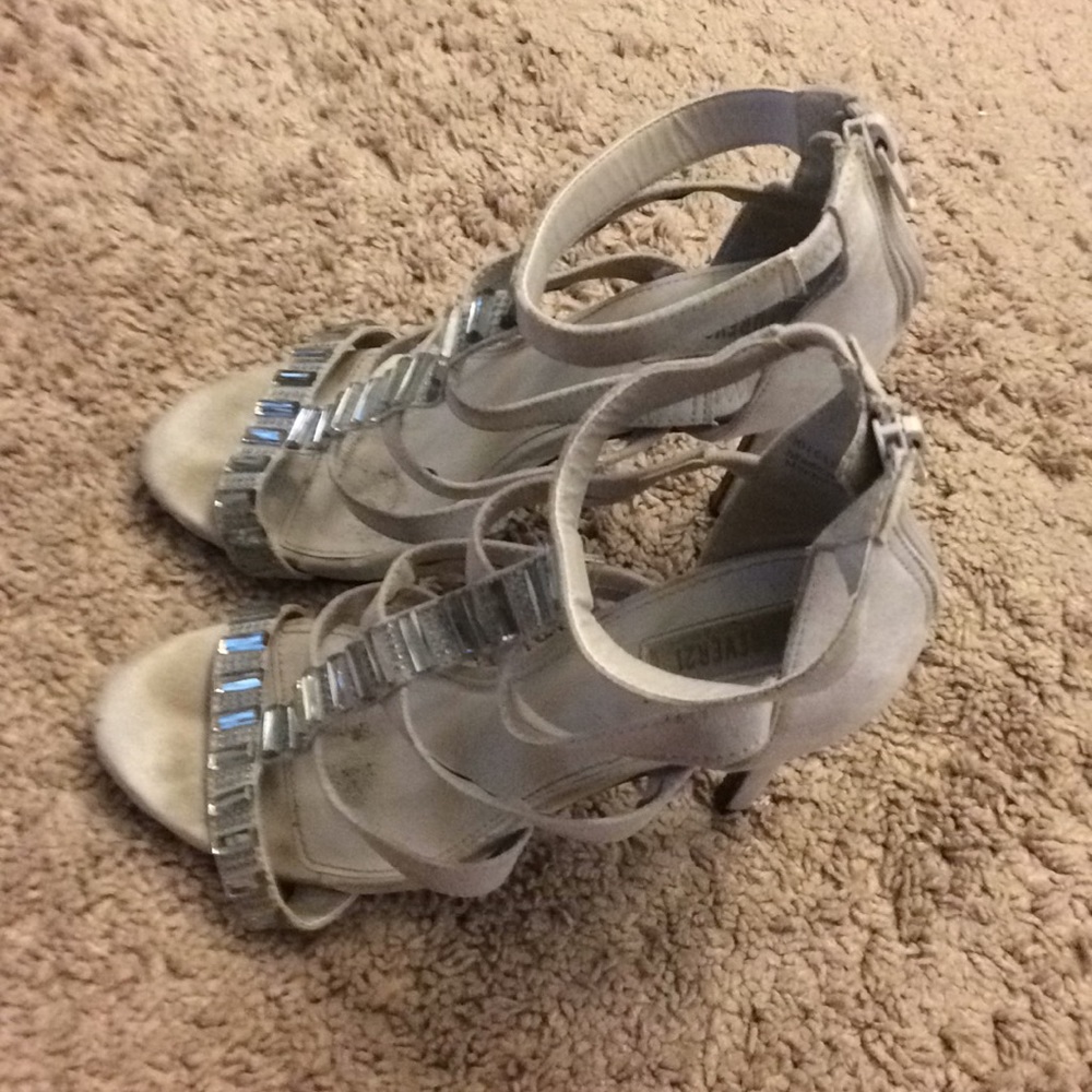 Forever 21 Strappy Gray Heels